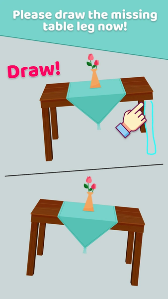 DMP: Draw Missing Parts - Gameplay image of android game
