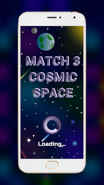 Match 3 Cosmic Space - عکس بازی موبایلی اندروید