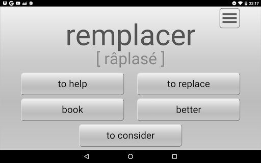 Learn most used French words - عکس برنامه موبایلی اندروید