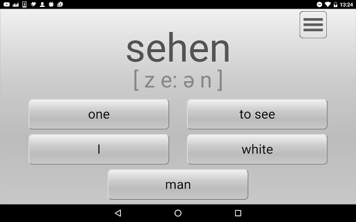Learn most used German words - عکس برنامه موبایلی اندروید