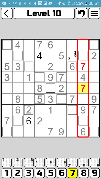 Sudoku X - عکس بازی موبایلی اندروید