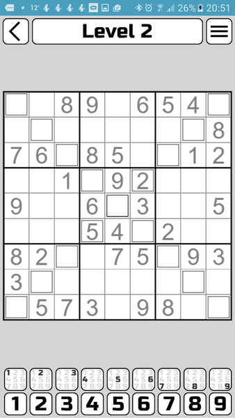 Sudoku X - عکس بازی موبایلی اندروید