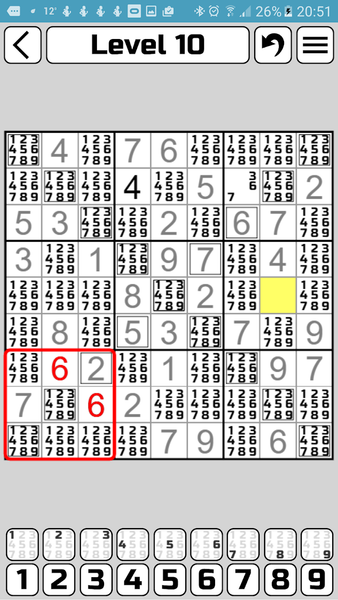 Sudoku X - عکس بازی موبایلی اندروید
