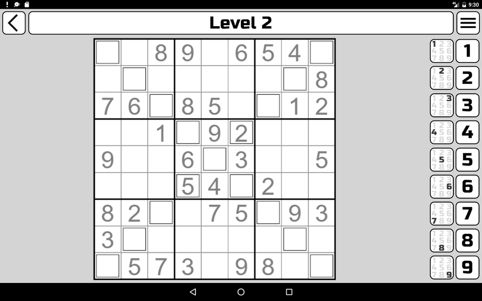 Sudoku X - عکس بازی موبایلی اندروید