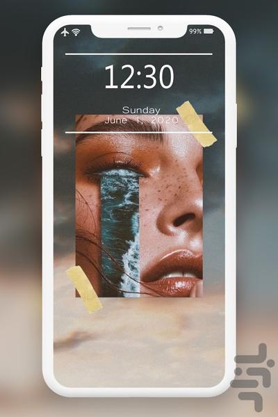 تصویر زمینه دخترانه - عکس برنامه موبایلی اندروید