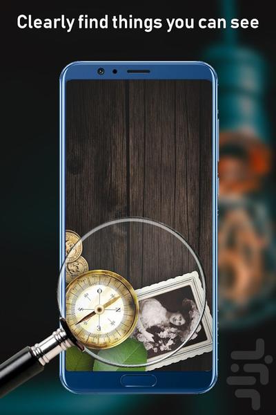 ذره بین قوی - عکس برنامه موبایلی اندروید