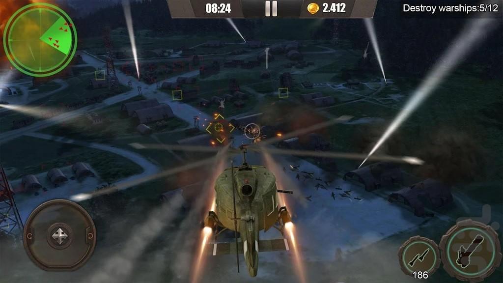 حمله هوایی - عکس بازی موبایلی اندروید
