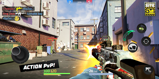 Action Strike: Online PvP FPS - Gameplay image of android game