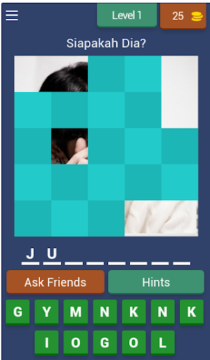 BTS 1v1 games quiz - Image screenshot of android app