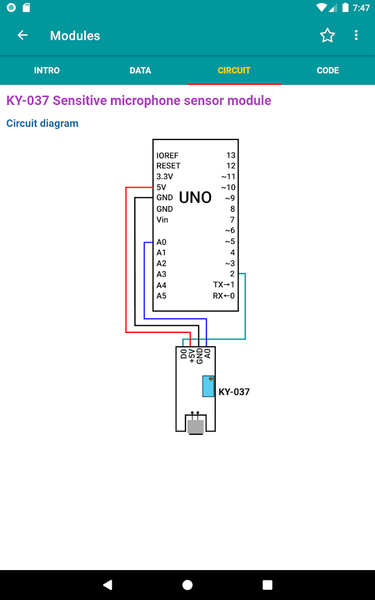 Arduino Programming Tutorial - Image screenshot of android app