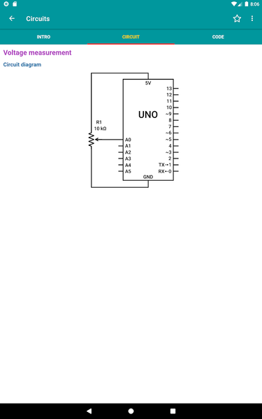 Arduino Programming Tutorial - Image screenshot of android app
