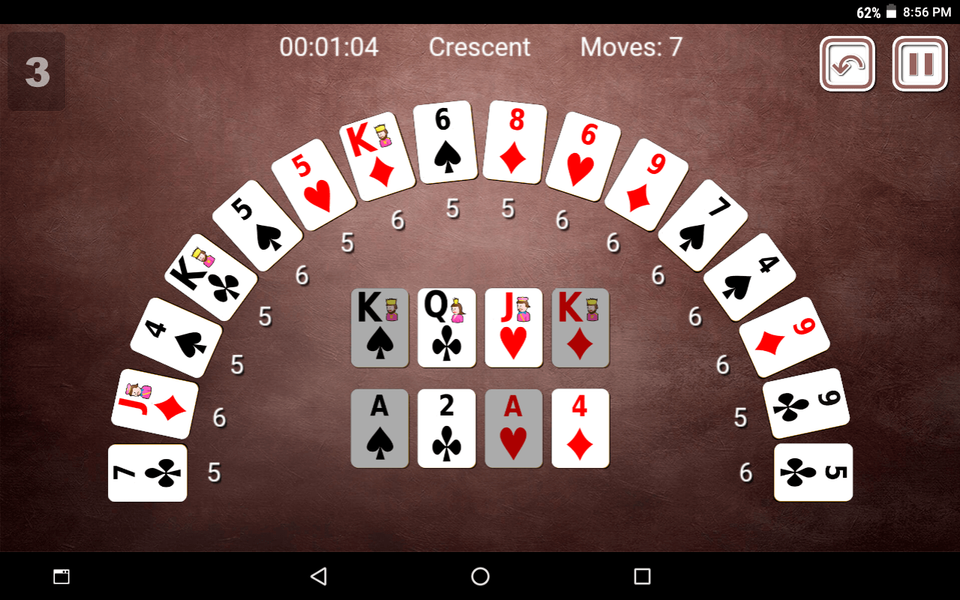 Crescent Solitaire - عکس برنامه موبایلی اندروید