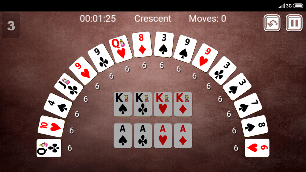 Crescent Solitaire - Image screenshot of android app