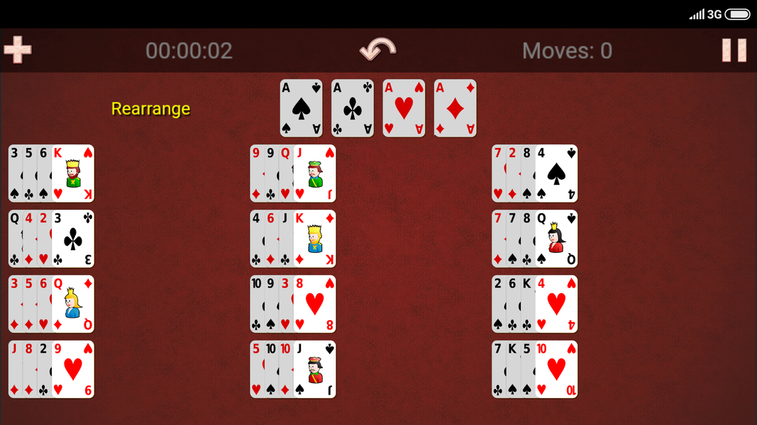 Cruel Solitaire - Gameplay image of android game