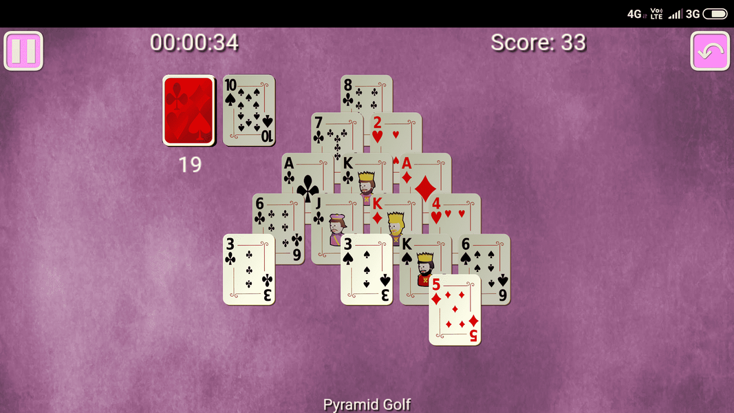 Golf Solitaire - عکس برنامه موبایلی اندروید