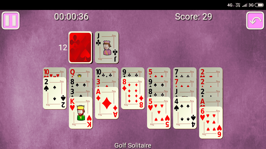 Golf Solitaire - Image screenshot of android app