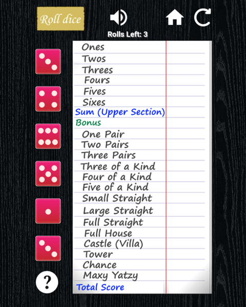 Maxi Yatzy - عکس برنامه موبایلی اندروید