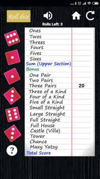 Maxi Yatzy - عکس برنامه موبایلی اندروید