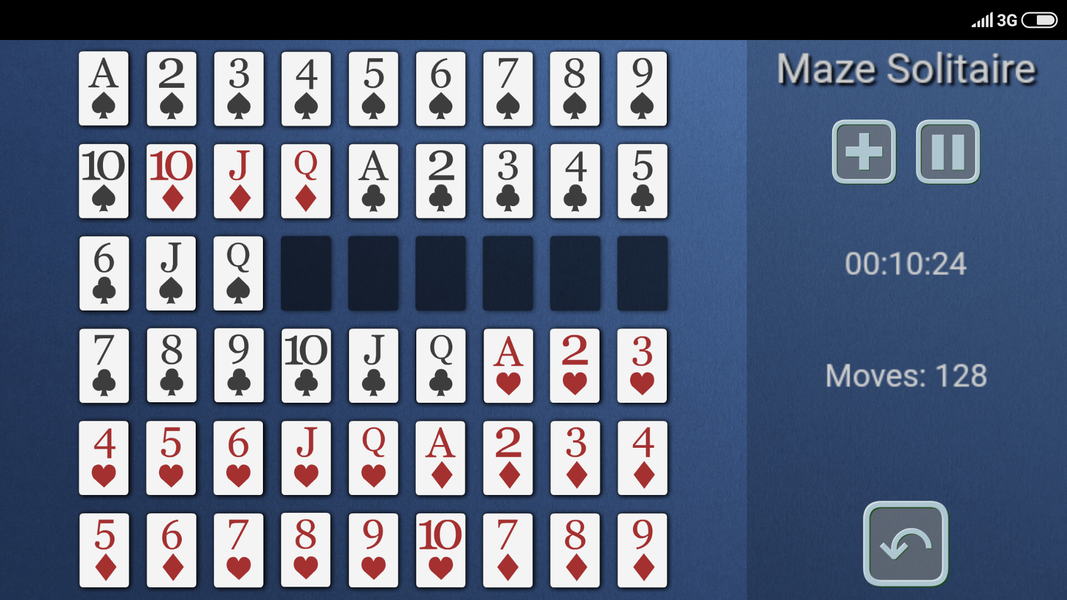 Maze Solitaire - عکس بازی موبایلی اندروید