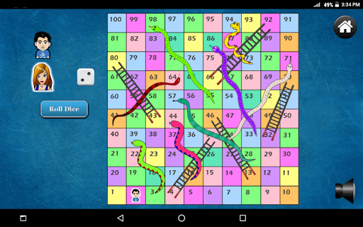 Snakes and Ladders - عکس برنامه موبایلی اندروید
