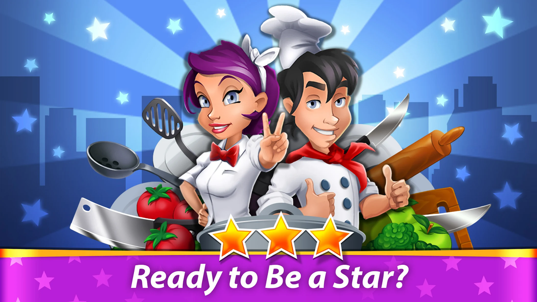 Cooking Stars: Restaurant Game - Gameplay image of android game