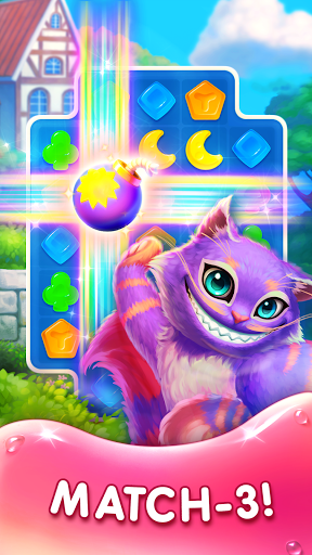 WonderMatch™ Fun Match-3 Game - Gameplay image of android game