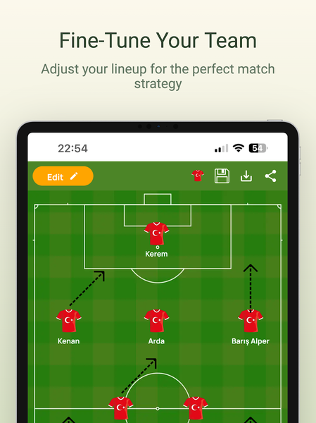 Lineup Builder - Image screenshot of android app