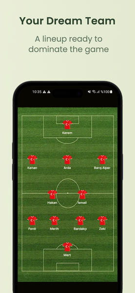 Lineup Builder - Image screenshot of android app