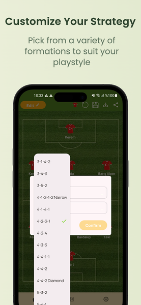 Lineup Builder - Image screenshot of android app