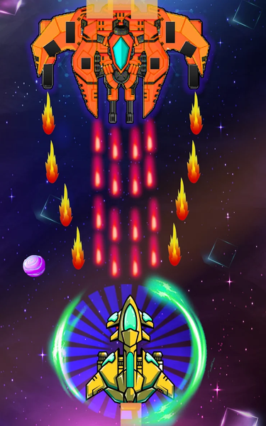 Alien Galaxy Attack: Space Sho - Gameplay image of android game