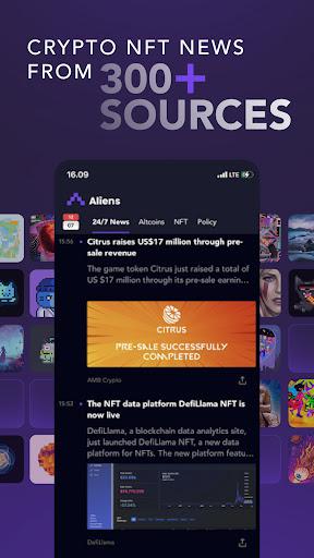 Aliens: Crypto NFT Analysis - Image screenshot of android app