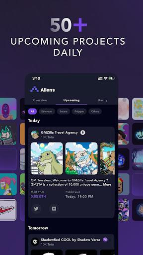 Aliens: Crypto NFT Analysis - Image screenshot of android app