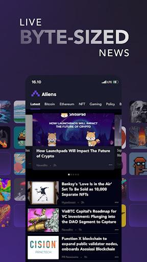 Aliens: Crypto NFT Analysis - Image screenshot of android app