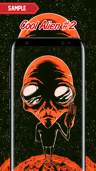 Alien & UFO Wallpaper - Image screenshot of android app