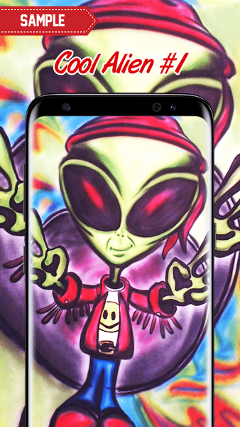 Alien & UFO Wallpaper - عکس برنامه موبایلی اندروید