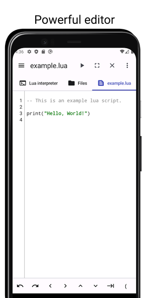 LuaDroid - ide for lua - عکس برنامه موبایلی اندروید