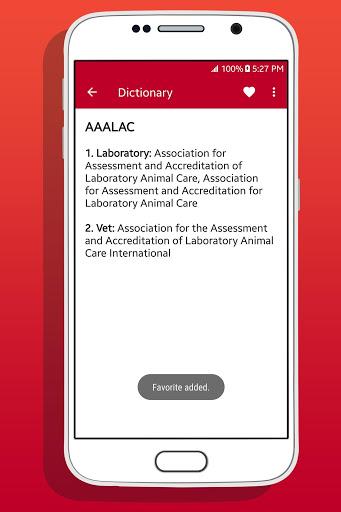 Medical Abbreviations - Image screenshot of android app