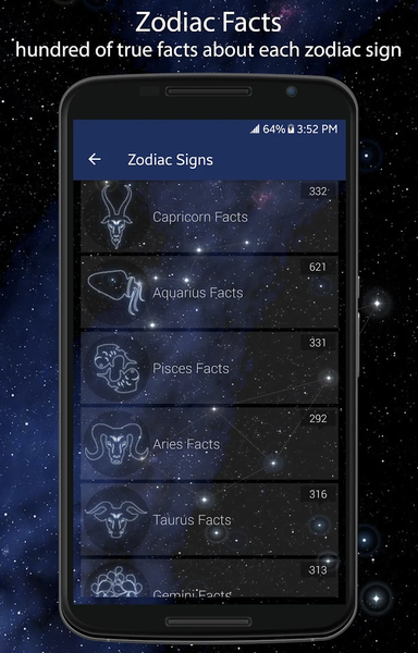 Zodiac Signs Facts - Image screenshot of android app