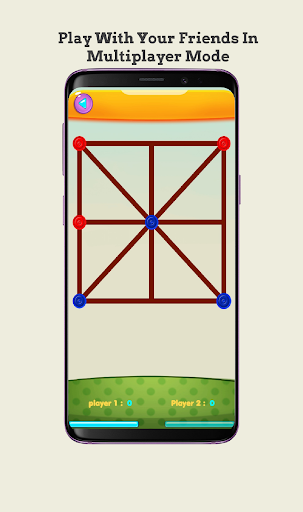 Three Men's Morris, Three Bead - Gameplay image of android game