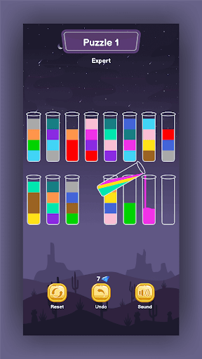 Water Sort - Water Color Sort - Image screenshot of android app