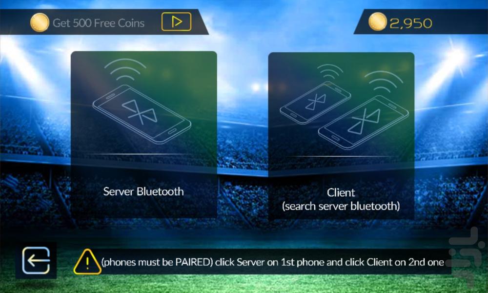 فوتبال بلوتوث - عکس بازی موبایلی اندروید