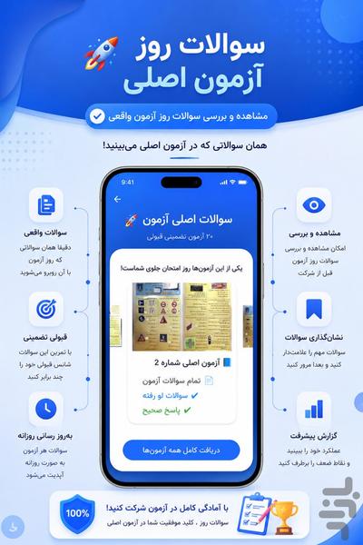 آزمون آییننامه 1405 (جدید) - Image screenshot of android app