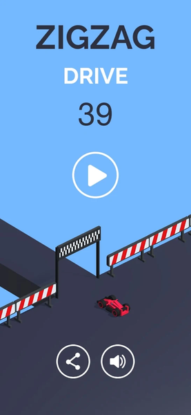 ZigZag Drive - Gameplay image of android game
