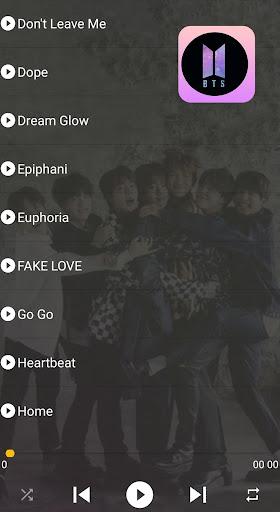 BTS Songs Offline - عکس برنامه موبایلی اندروید