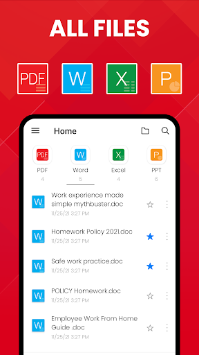 All Document Reader: PDF, Word - عکس برنامه موبایلی اندروید