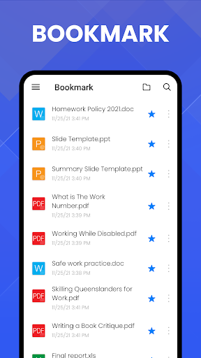 All Document Reader: PDF, Word - عکس برنامه موبایلی اندروید