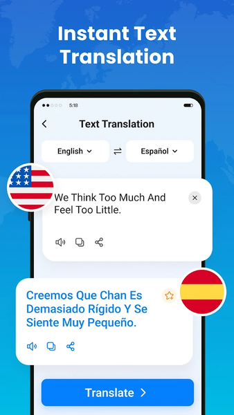 Go Translate - Talk to World - عکس برنامه موبایلی اندروید