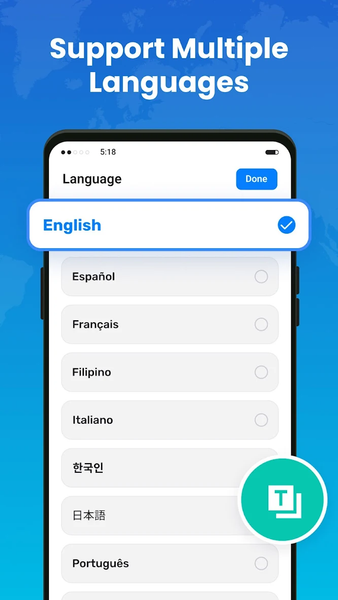 Go Translate - Talk to World - عکس برنامه موبایلی اندروید