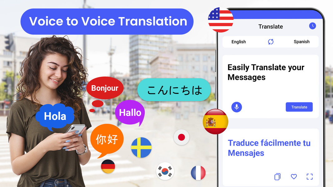 Speak and Translate Language - عکس برنامه موبایلی اندروید