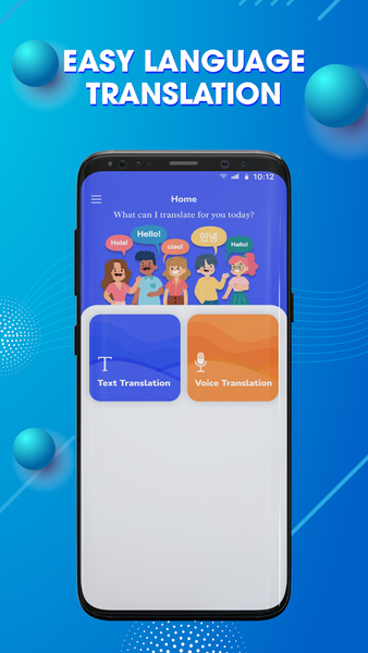 Language Translator with Voice - عکس برنامه موبایلی اندروید